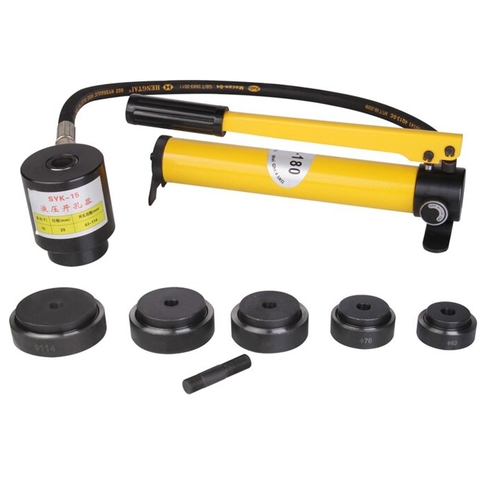 ⬡ Hidraulinis skylmušis 15 t 63-114 mm (SYK15)