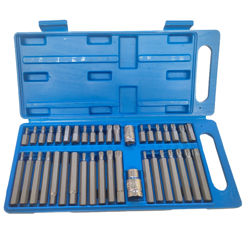 ⬡ Atsuktuvo antgalių rinkinys 40 vnt. TORX, HEX, SPLINE (MHR04759)