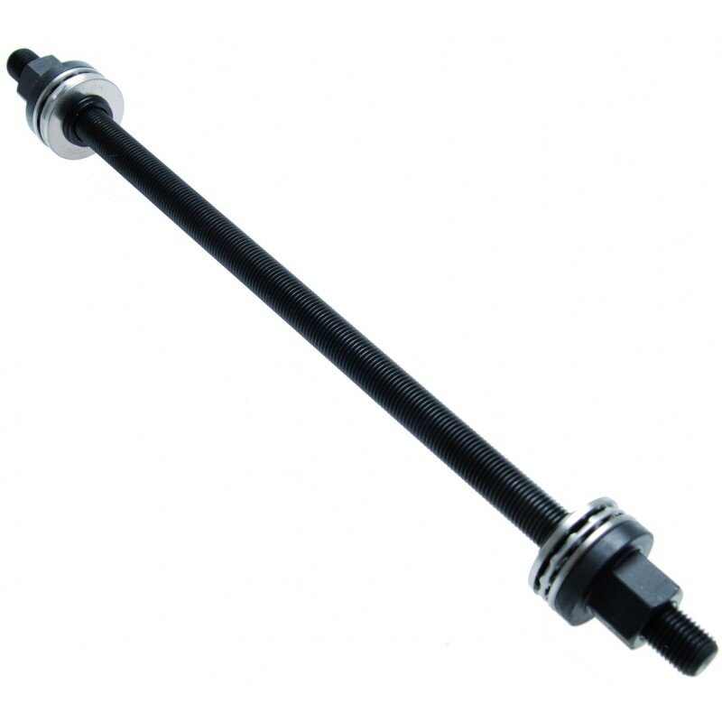 ⬡ Ašis su sriegiu ir guoliais įvorėms/guoliams spausti M12 L=440 mm (WT04B2031M002)