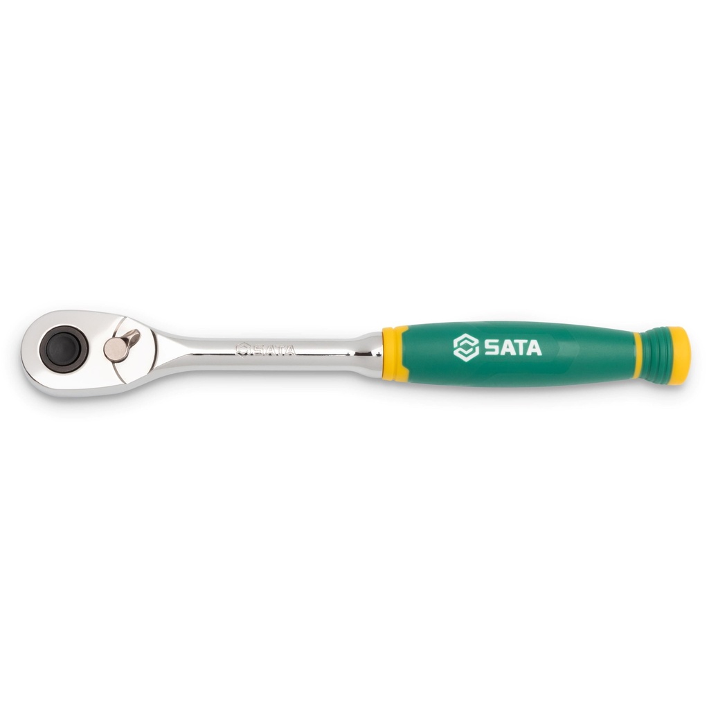 ⬡ Terkšlė su greituoju atleidimu 3/8", minkšta rankena, 72 dantukai (ST12971G, SATA)