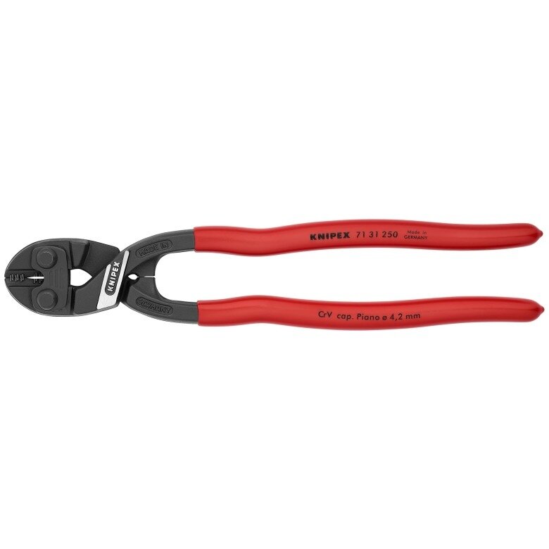⬡ Kompaktiškos varžtų žirklės 250 mm KNIPEX CoBolt (7131250, KNIPEX)