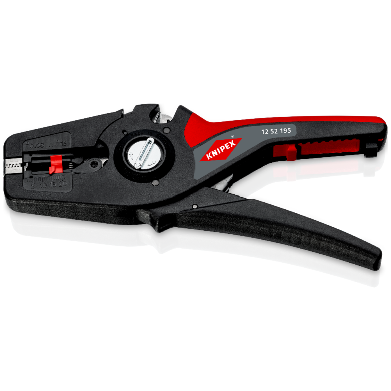 ⬡ Automatic insulation stripper 195mm (0.08–16.0) KNIPEX PreciStrip16 (1252195, KNIPEX)