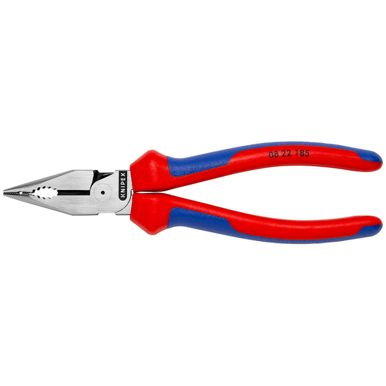 ⬡ Ilganosės kombinuotos replės 185 mm KNIPEX (0822185, KNIPEX)