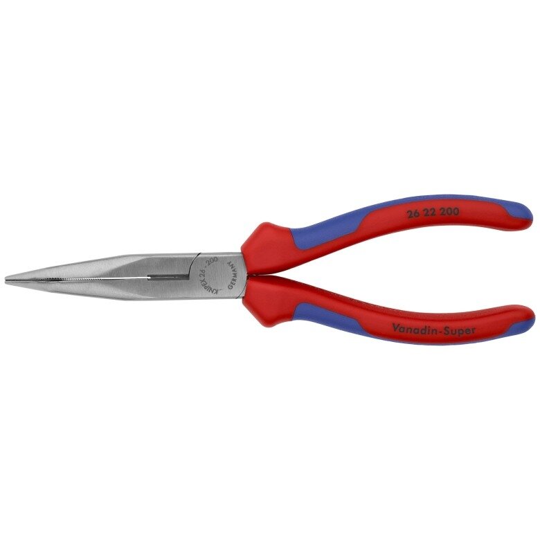 ⬡ Ilganosės kombinuotos atlenktos replės 200 mm KNIPEX (2622200, KNIPEX)