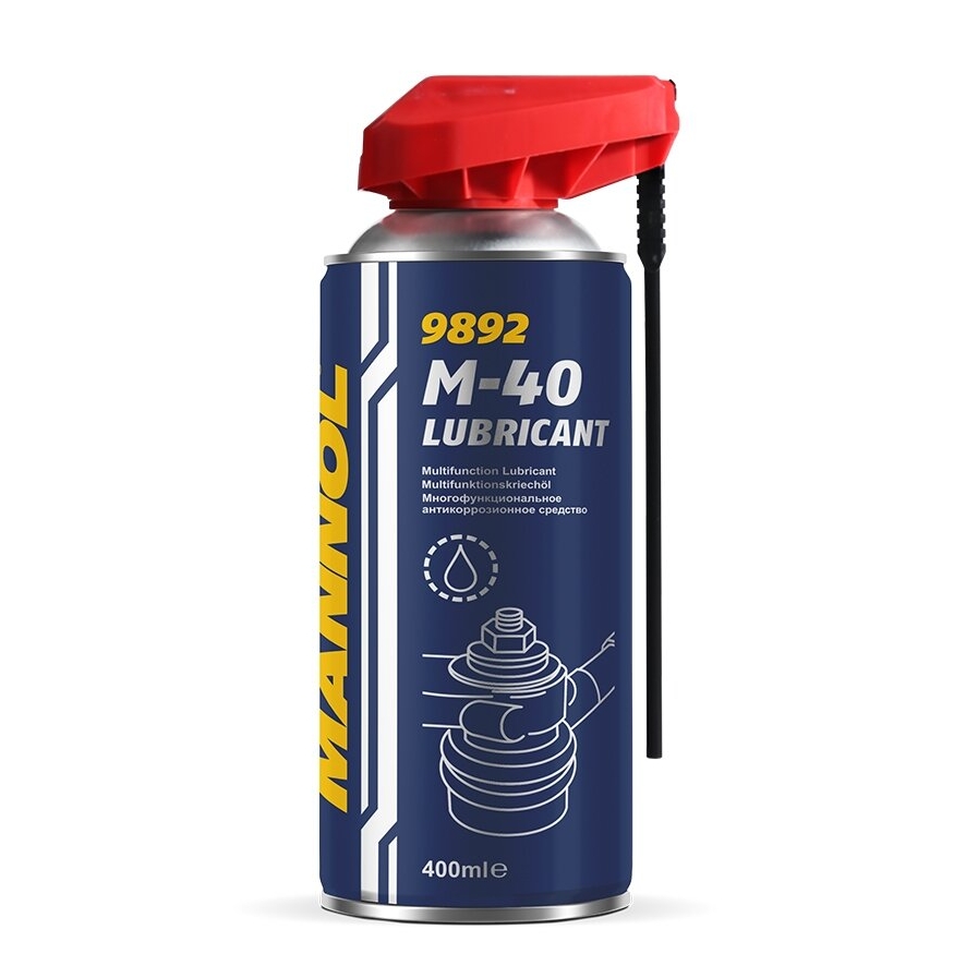 ⬡ Universali tepimo priemonė / lubrikantas (SMART) M-40 MANNOL 400ml (9892, MANNOL)