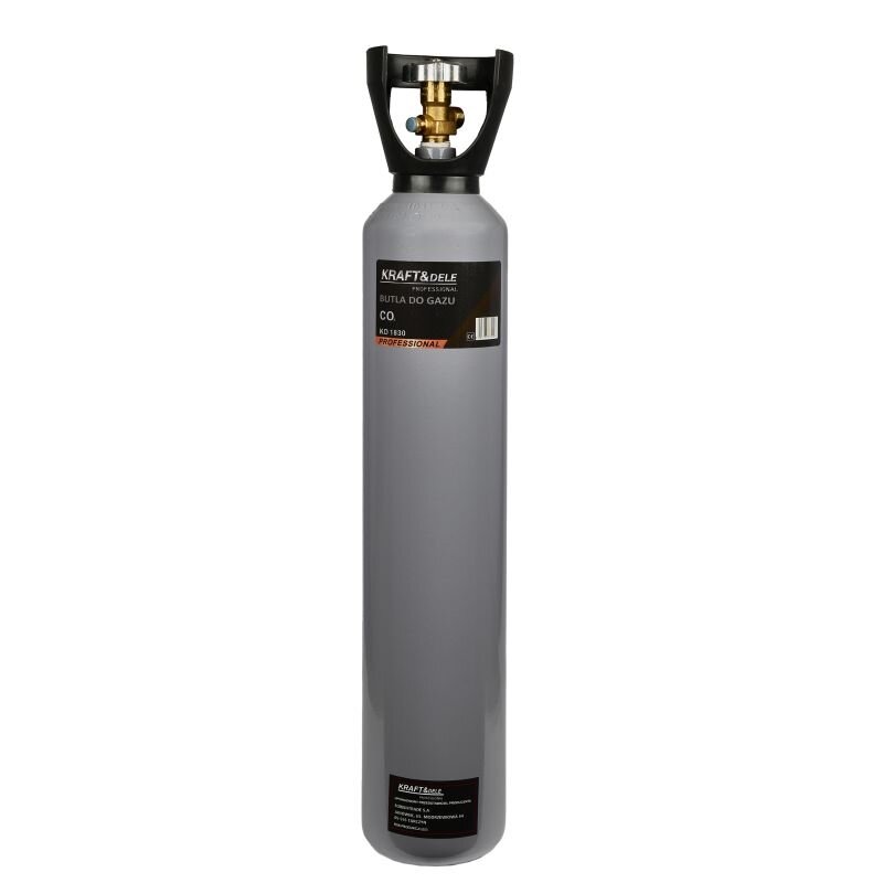 ⬡ Dujų balionas CO2 dujoms, tuščias, 8 l (KD1830)