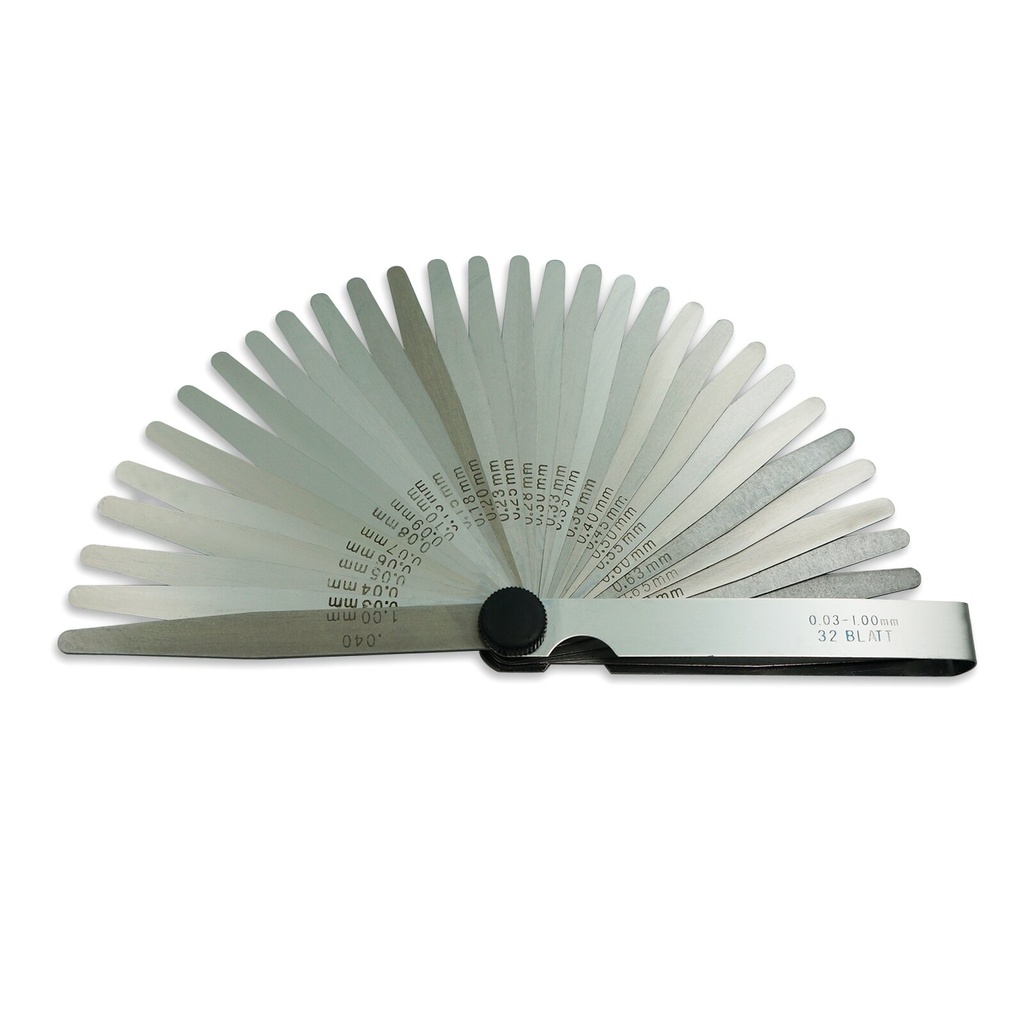 ⬡ Tarpamačių rinkinys 32 lapeliai 0,03 mm-1,0 mm (KR100B32)