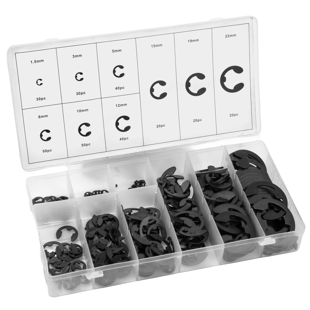 ⬡ Internal E-type circlip set 300pcs (KR6005)