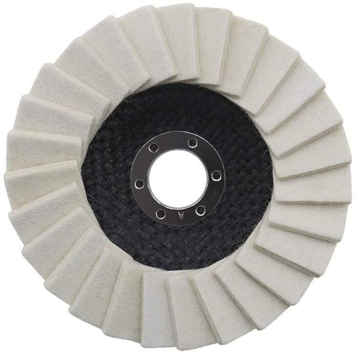 ⬡ Veltinio diskas metalui poliruoti 125 mm (KRKFD01)