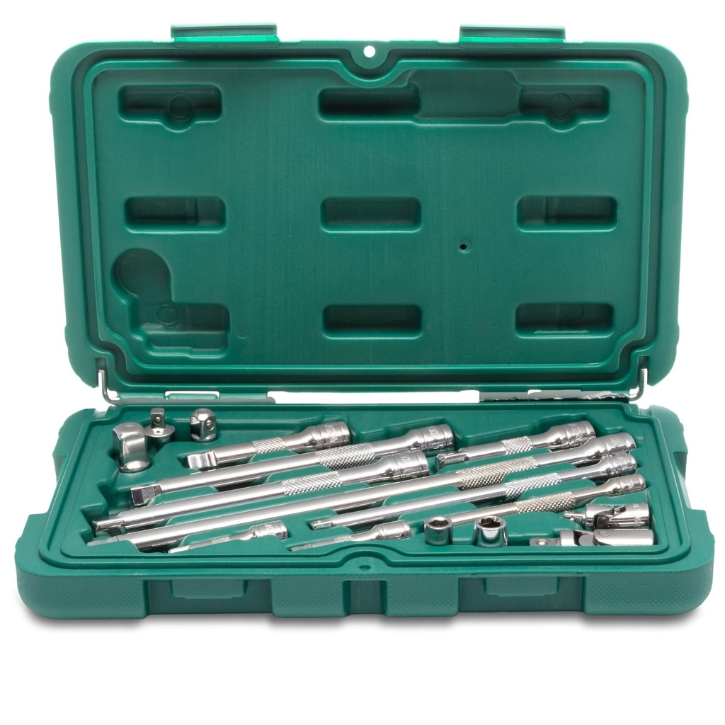 ⬡ 1/4" + 3/8" Dr. Adapter and accessory set 16pcs (ST09545G, SATA)