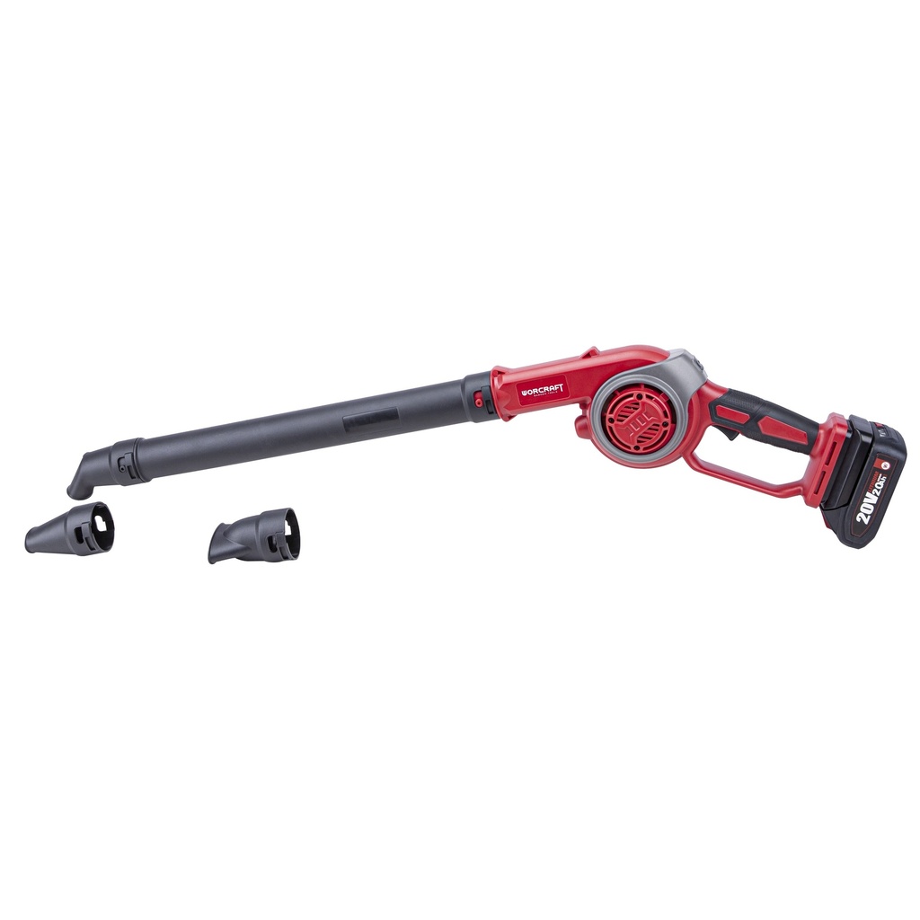 ⬡ Li-ion Cordless blower WORCRAFT 20V (CLBS20LiA, WORCRAFT)