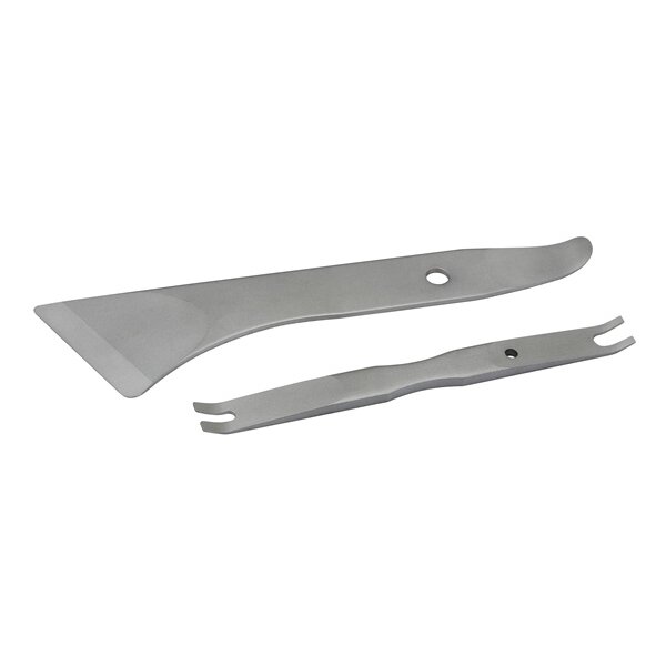⬡ Apdailos nuėmimo metalinių laužtuvėlių su spaustukais rinkinys 2 vnt. (CY0028T, ELLIENT TOOLS)