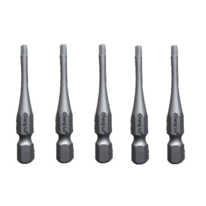 ⬡ 1/4" (6.3mm) Dr IMBUS impact bit, 5pcs. S2 3 x 50mm (CL507904, CHANGLU TOOLS)
