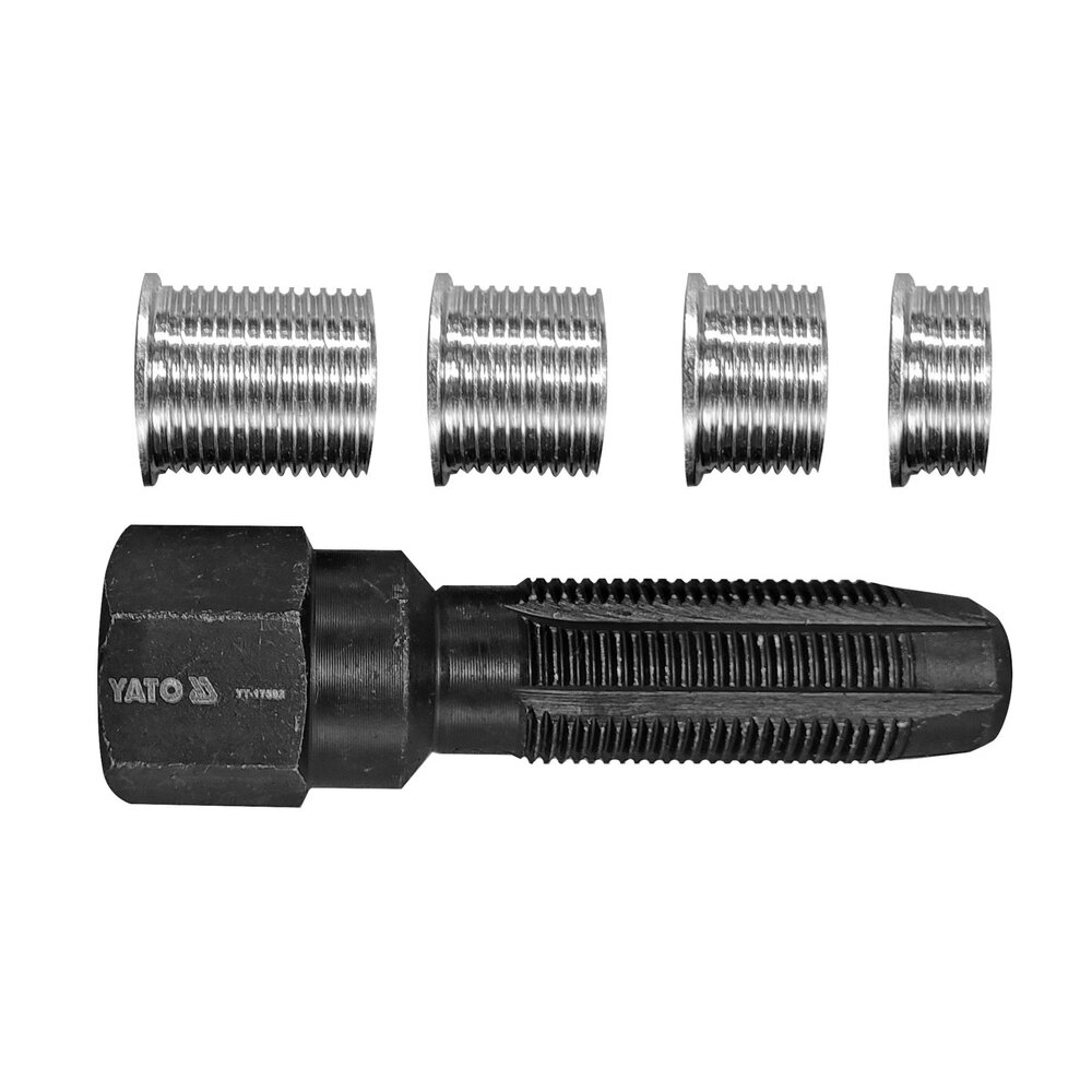 ⬡ Žvakių sriegio remonto rinkinys M14x1,25 (YT17582, YATO)