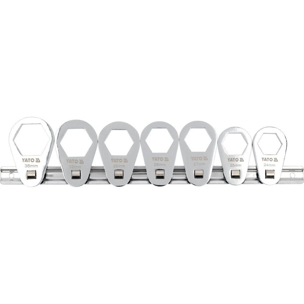 ⬡ 3/8" Dr. Offset oil filter wrench set 7pcs (YT05985)