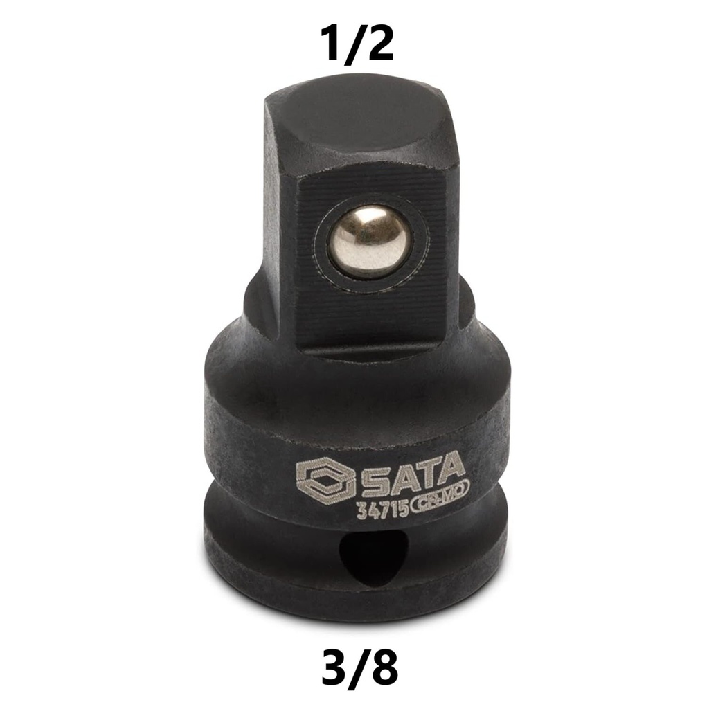 ⬡ 3/8" Dr. Impact adapter 3/8'' - 1/2'' (ST34715SC, SATA)