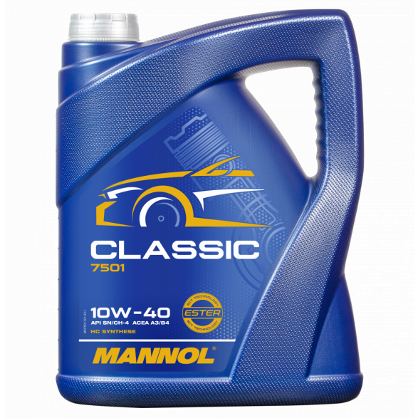 ⬡ MANNOL sintetinė variklio alyva CLASSIC 10W-40 5 l (MN75015, MANNOL)