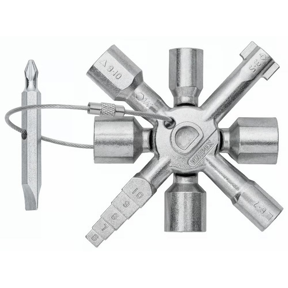 ⬡ Control cabinet key TwinKey KNIPEX (001101, KNIPEX)