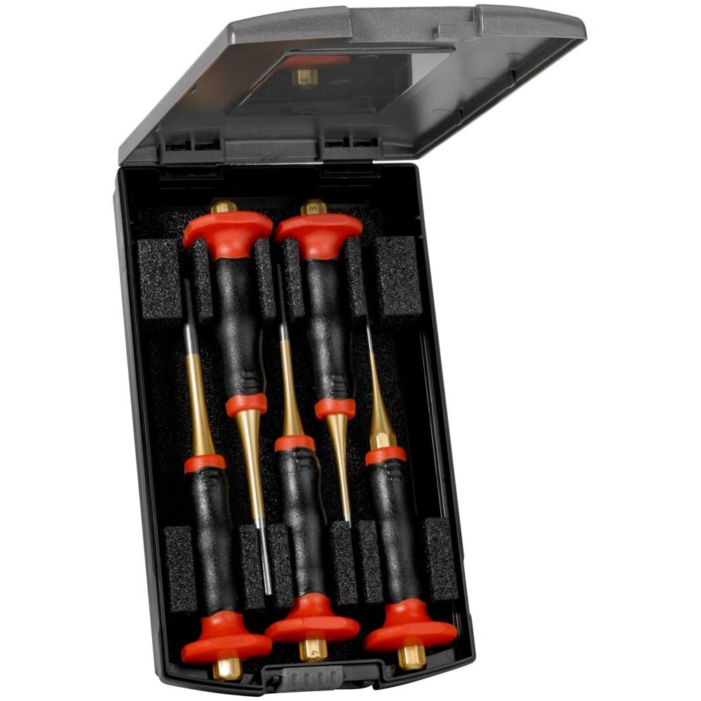 ⬡ Pin punch set 5pcs with handguard RENNSTEIG (9R4251520)