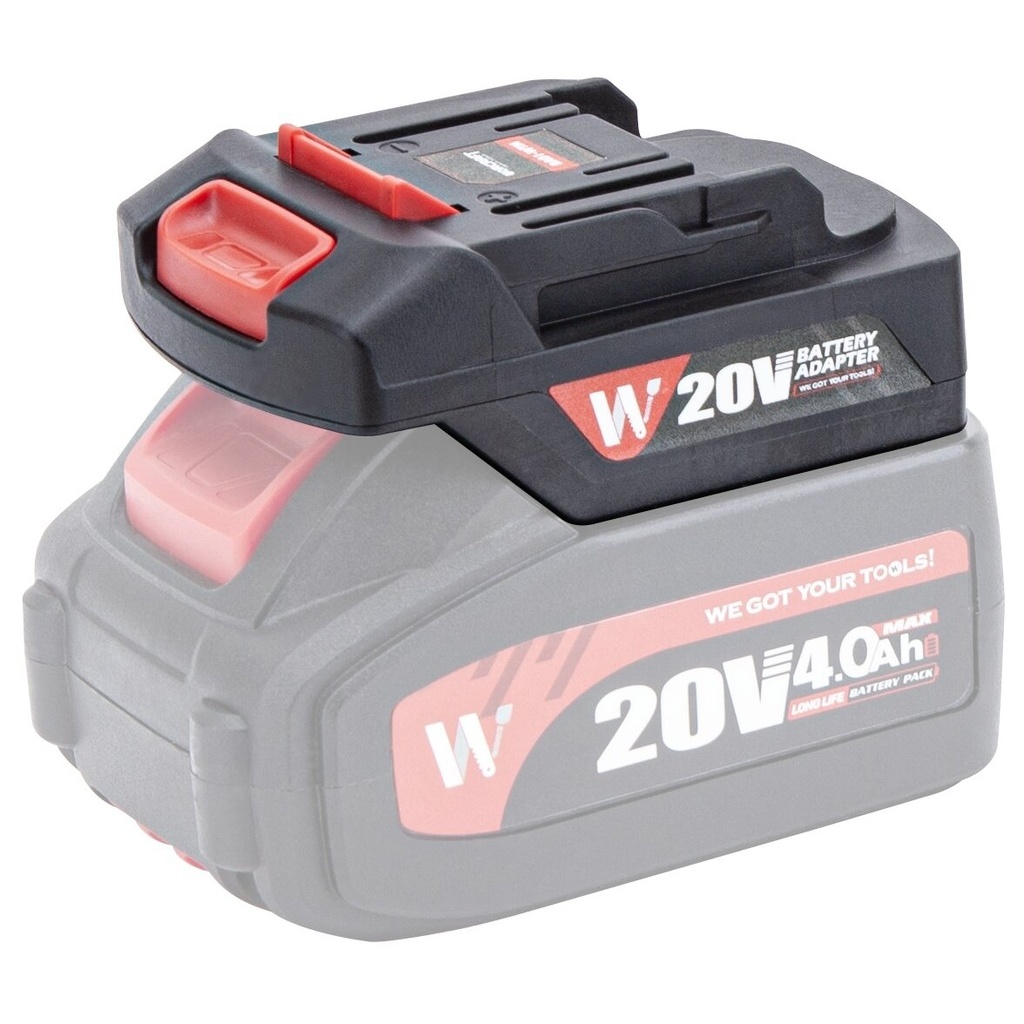 ⬡ Battery adapter WORCRAFT 20V (BA01WTM, WORCRAFT)