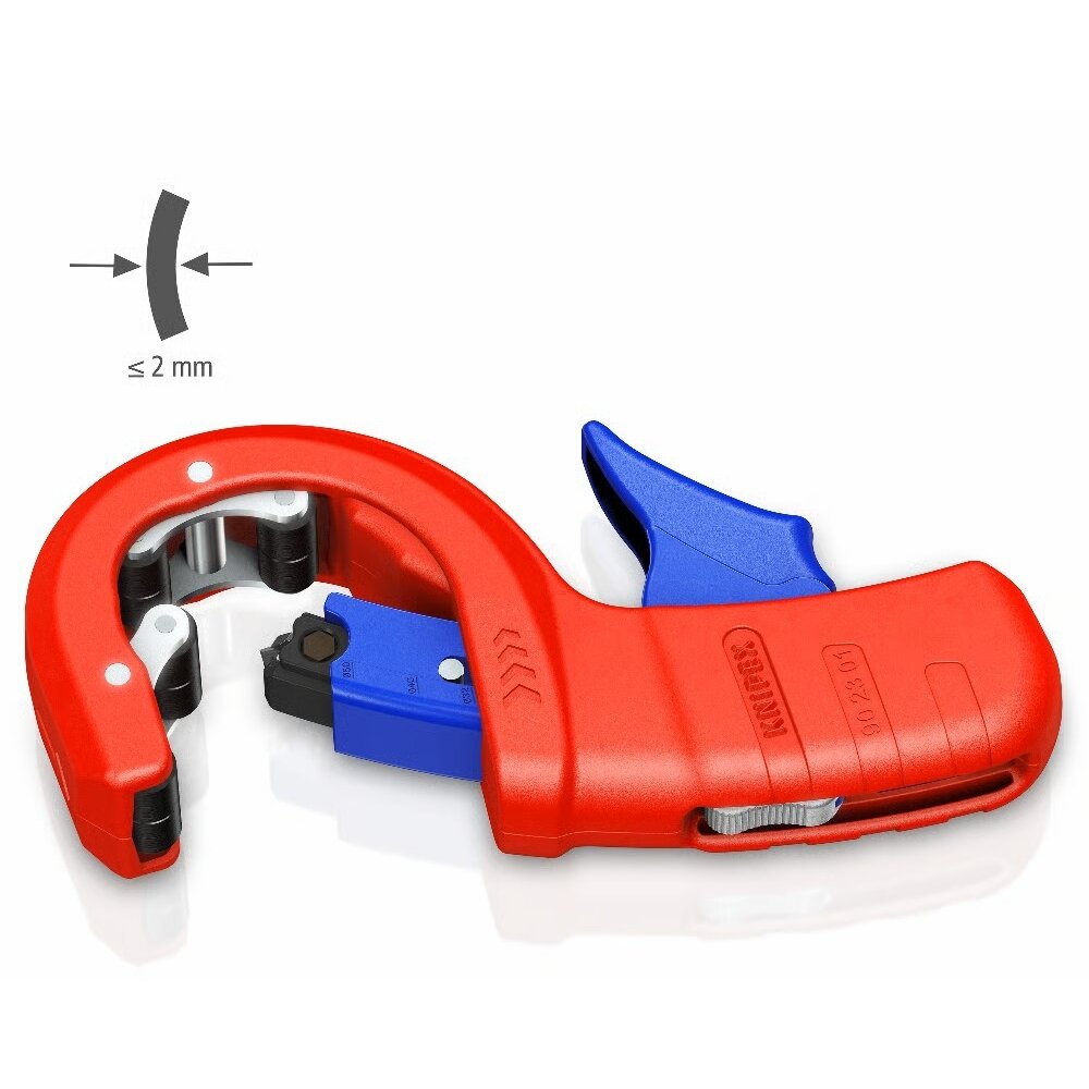 ⬡ Vamzdžių pjaustyklė plonasienėms plastikinėms kanalizacijos vamzdžiams 32-50 mm KNIPEX DP50 (902301BK, KNIPEX)