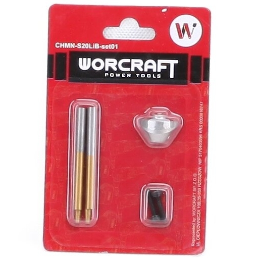 ⬡ Kirptuvo priedų keičiamų dalių rinkinys CHMN-S20LiB 5 vnt. WORCRAFT (CHMNS20LiBset01, WORCRAFT)