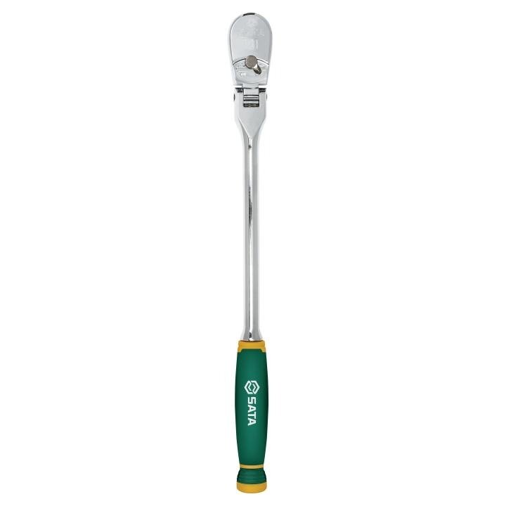 ⬡ 3/8" Dr. Flexible quick-release ratchet (tear drop), cushion grip 72 teeth (ST12971F, SATA)