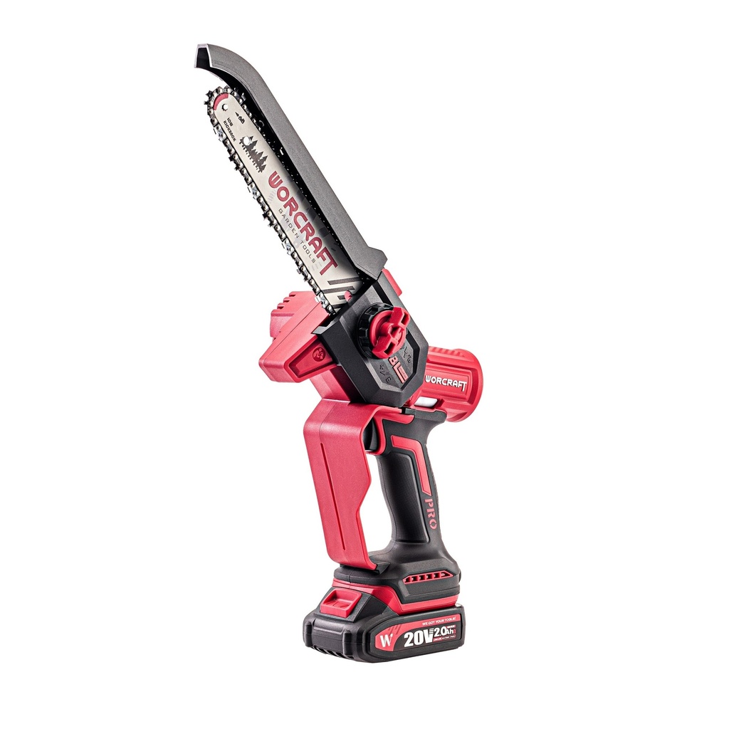 ⬡ Li-ion Cordless Hand Saw WORCRAFT 8" 20V 2x2.0Ah (BMC) (CHSS20LiBDM, WORCRAFT)