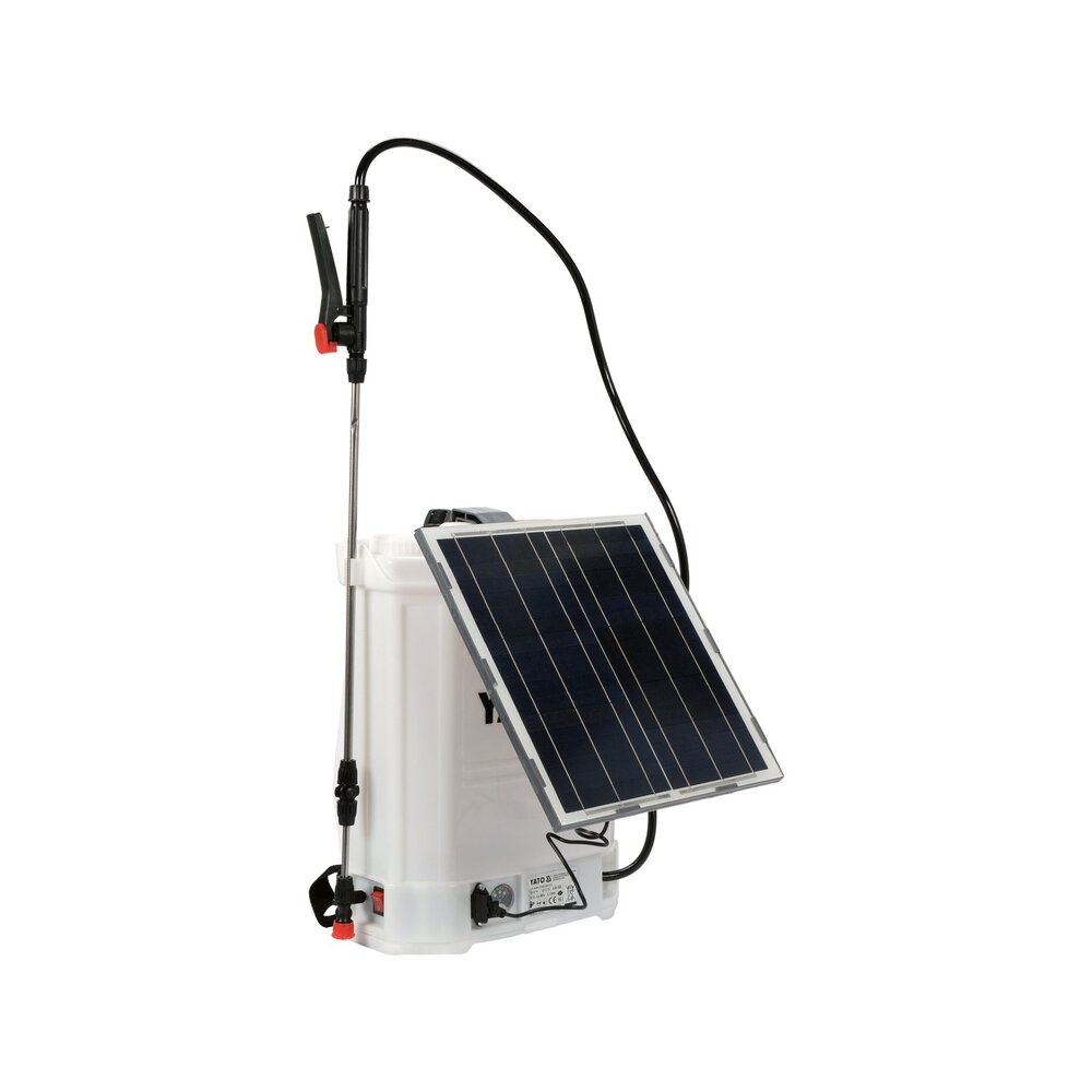 ⬡ Cordless sprayer 16l 12V 8000mAh with solar panel (YT86220)