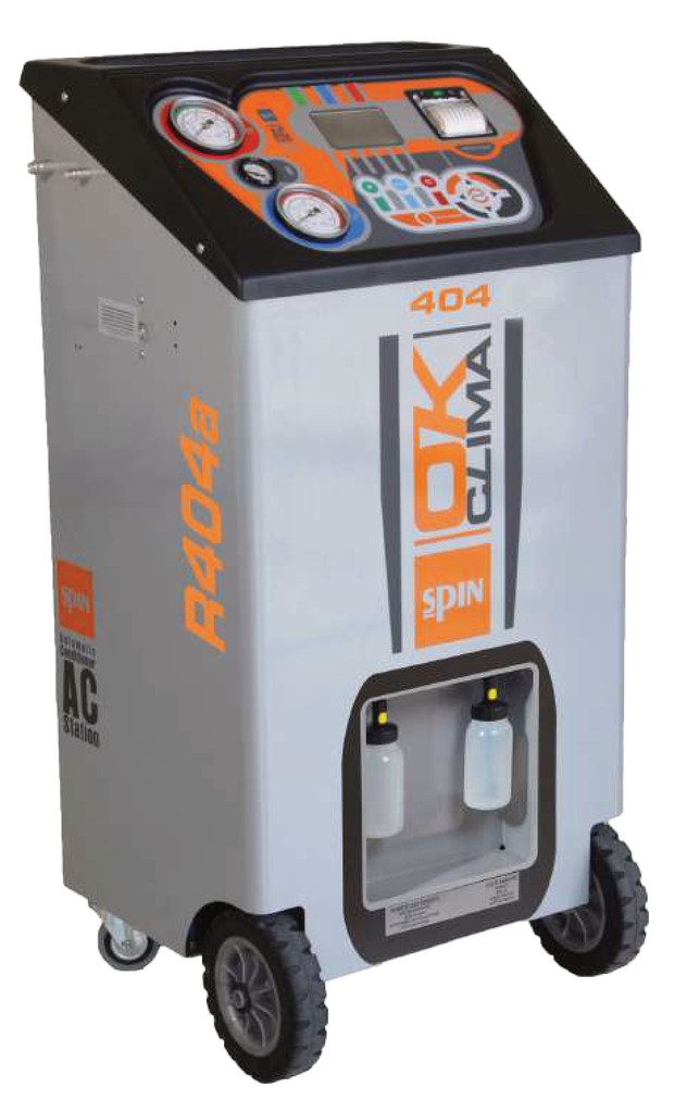 A/C station OK Clima ADV R404/R452 for trucks with printer (01.019.42, SPIN)