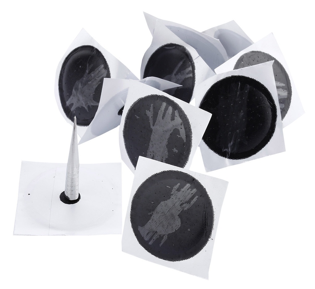 ᴿᴰ Padangų remonto grybeliniai kaiščiai su lopu X-TRA SEAL, 8 mm, 10 vnt. (02-02-66, X-TRA SEAL)