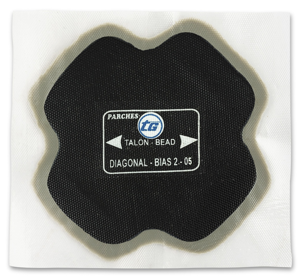 ᴿᴰ Bias tyre patch TIRSO GOMEZ 2-05, 127 mm, 1 pc (02-01-68, TIRSO GOMEZ)