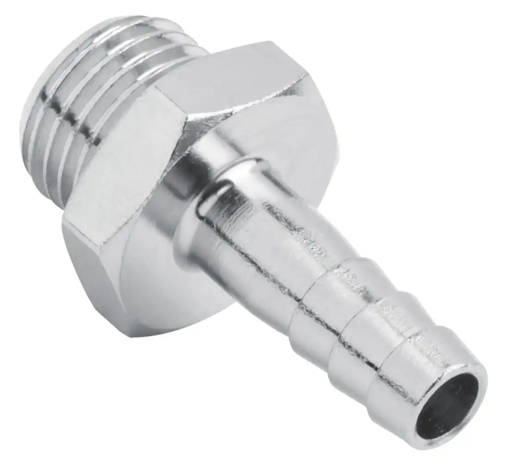 ᴿᴰ RQS 6mm žarnos nipelio jungtis 1/4" išorinis sriegis (05-00-84, REDATS)