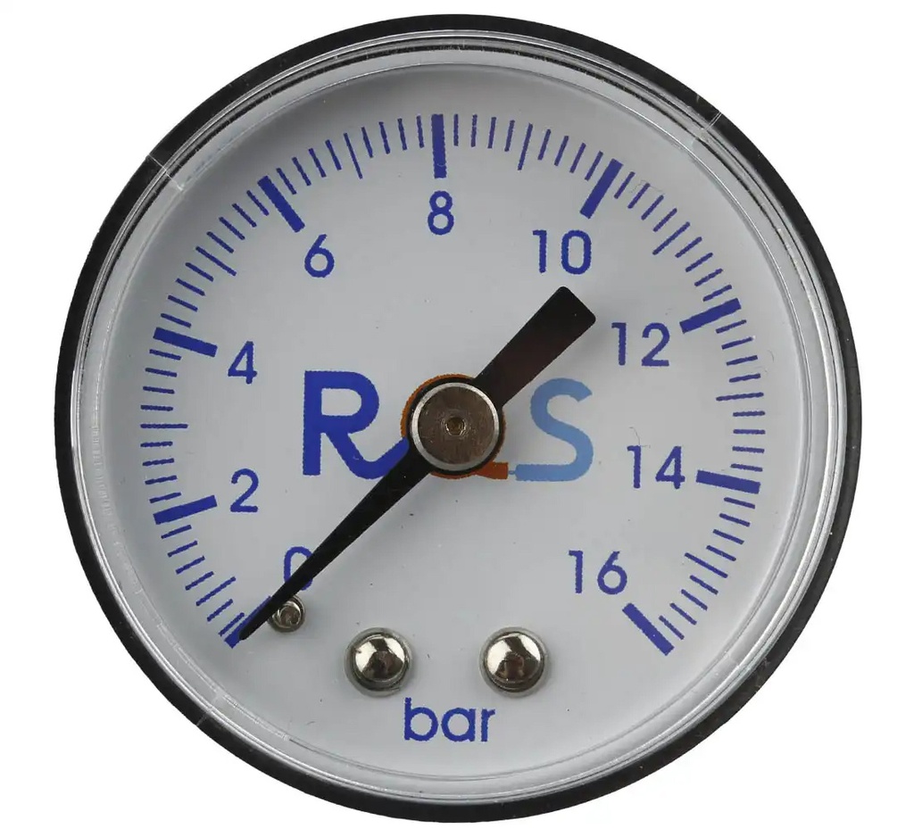 ᴿᴰ Manometras slėgio reguliatoriui 0–16 bar RQS, 1/8″ (05-00-35, REDATS)