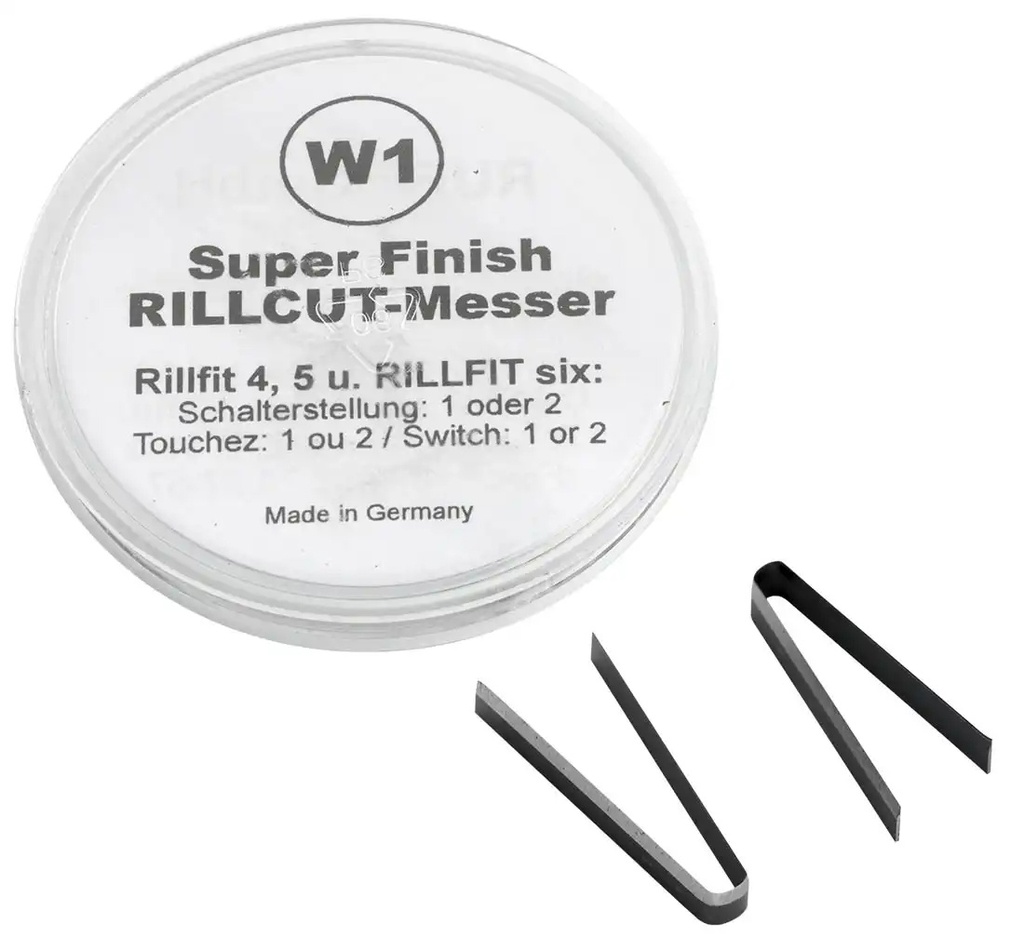 ᴿᴰ Rillcut blades for RILLFIT W-1 regroover, 3–5 mm (18-00-27, REDATS)