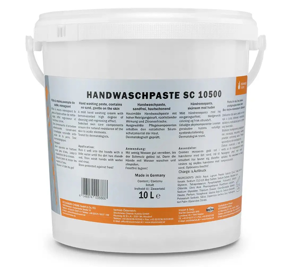 ᴿᴰ HANDWASCHPASTE roku pasta, 10 l (09-00-04, HANDWASCHPASTE)