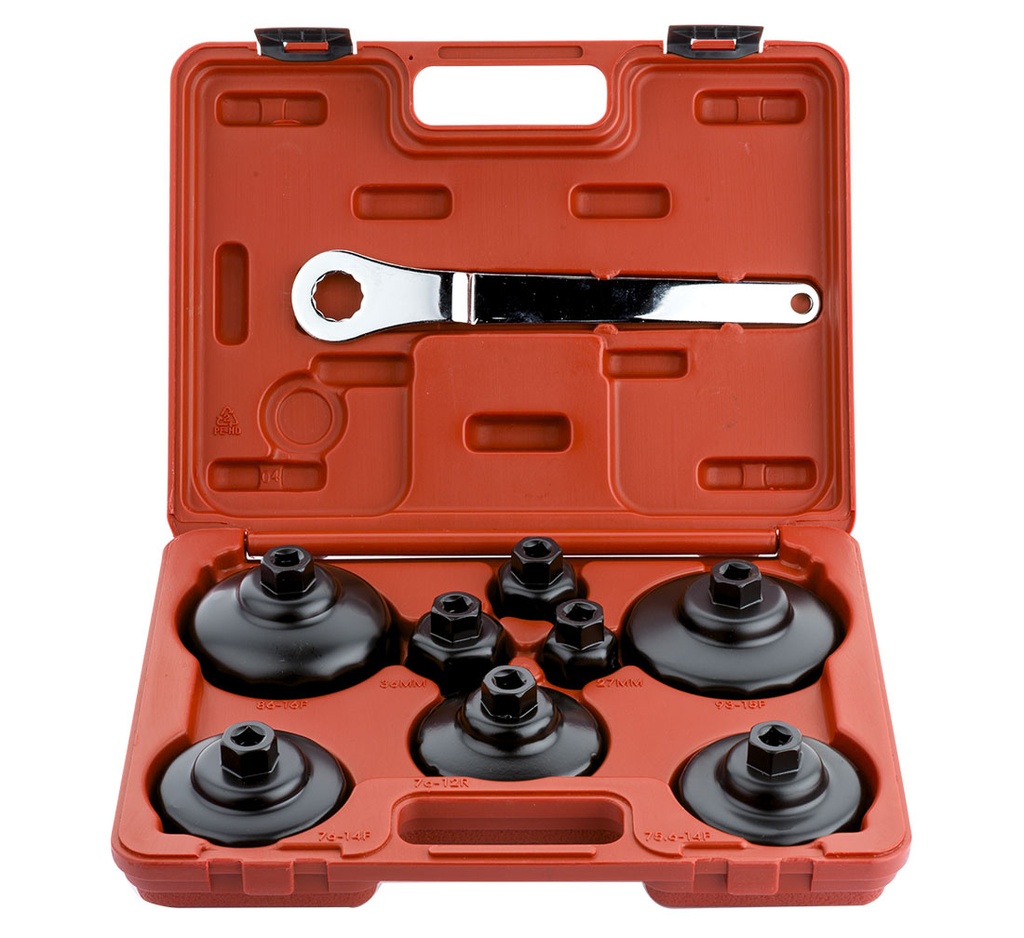 ᴿᴰ Eļļas filtru atslēgas BOXO, futrālis 9 gab. (07-00-19, BOXO)