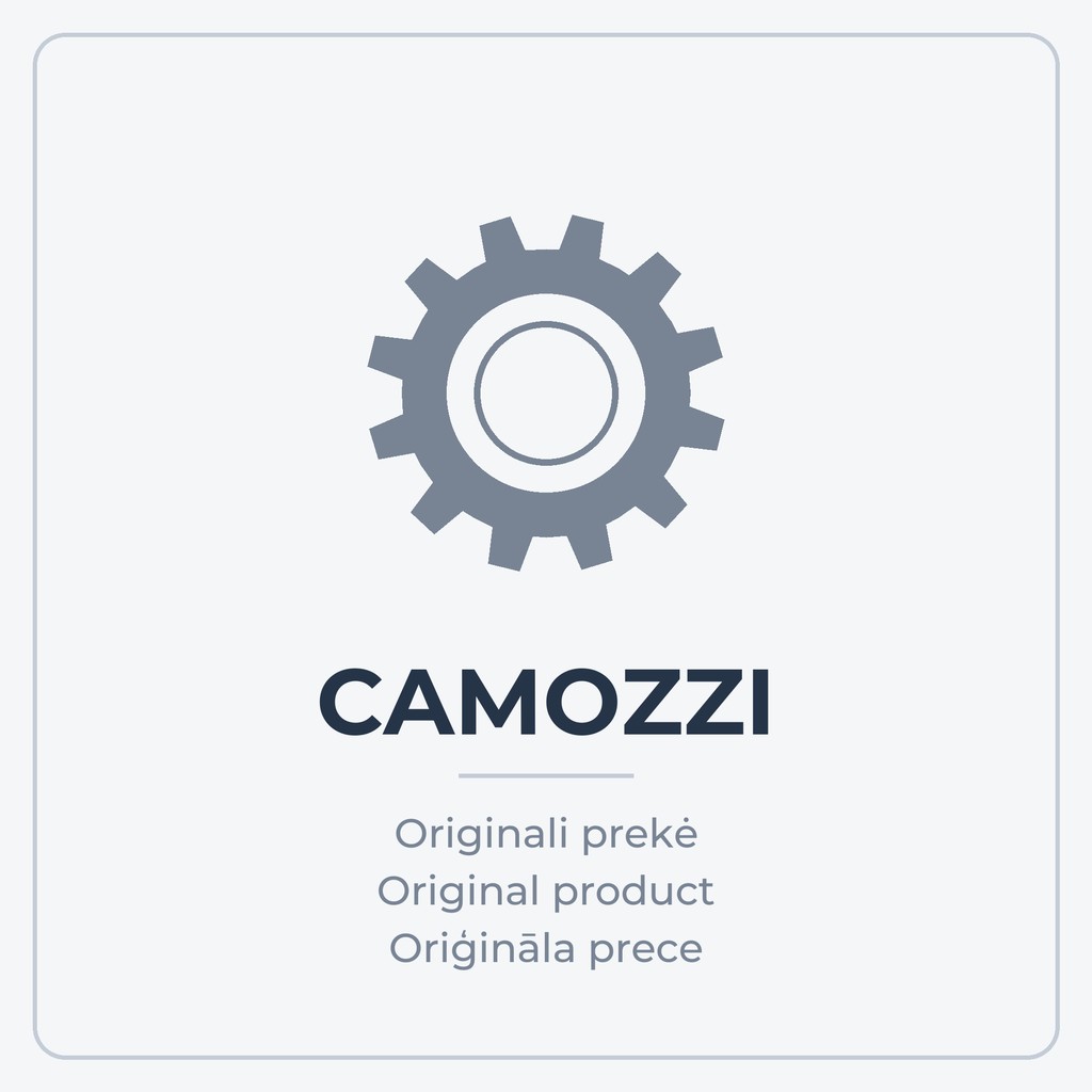 ᴿᴰ Metāla leņķa iespraužams savienojums 8 mm šļūtenei, 1/4″, CAMOZZI (26-01-56, CAMOZZI)