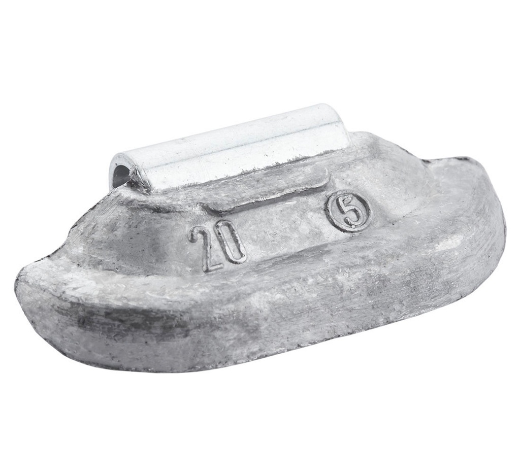 ᴿᴰ Clip-on lead (Pb) weights FIVE STARS 20 g, for steel rims (01-00-90, FIVE STARS)