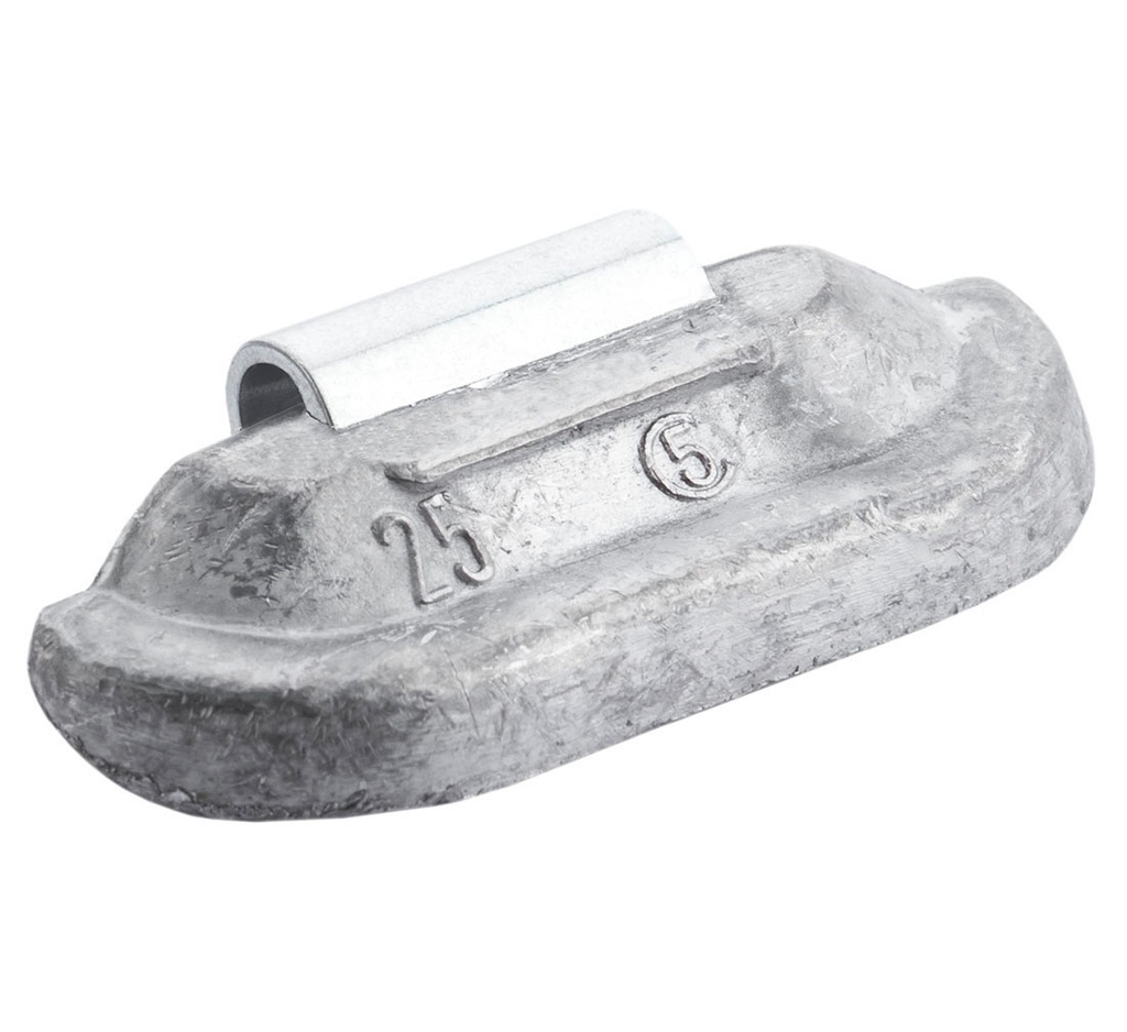 ᴿᴰ Clip-on lead (Pb) weights FIVE STARS 25 g, for steel rims (01-00-91, FIVE STARS)