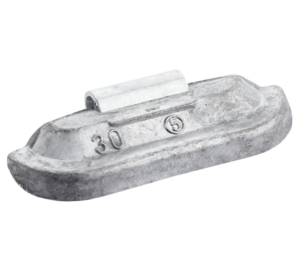 ᴿᴰ Clip-on lead (Pb) weights FIVE STARS 30 g, for steel rims (01-00-92, FIVE STARS)