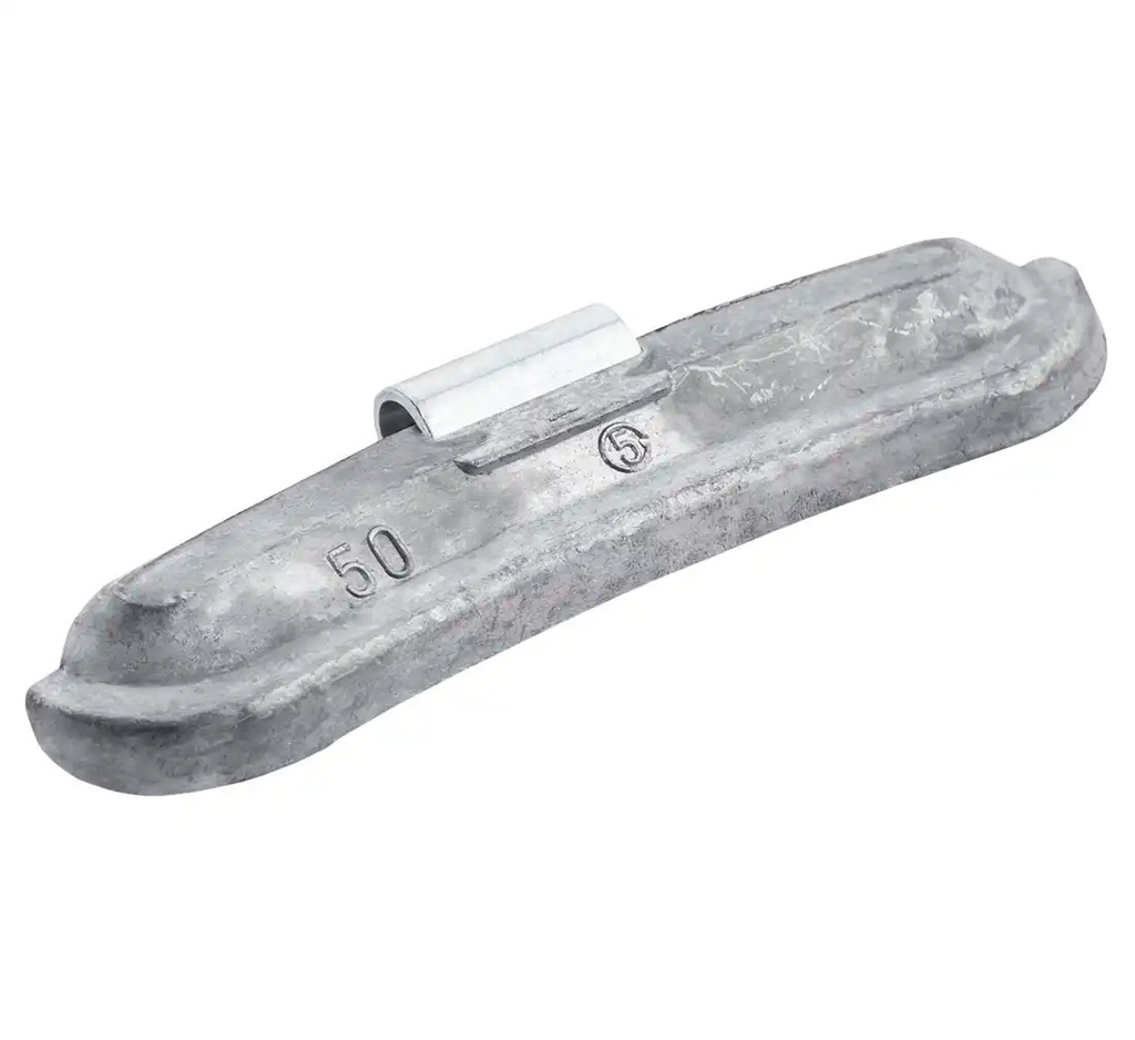 ᴿᴰ Clip-on lead (Pb) weights FIVE STARS 50 g, for steel rims (01-00-96, FIVE STARS)