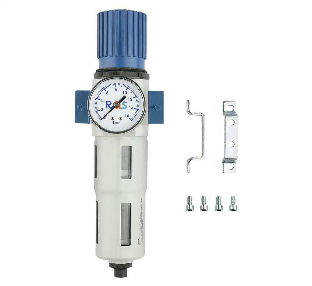 ᴿᴰ Slėgio reguliatorius su vandens separatoriumi RQS, 1/2″ (05-01-25, REDATS)