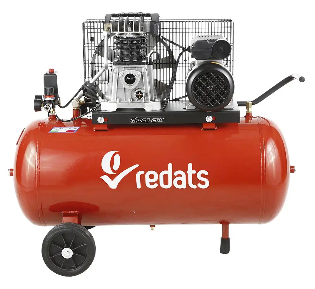 ᴿᴰ Stūmoklinis kompresorius 100 l 1,5 kW 230 V - REDATS (16-00-96, REDATS)