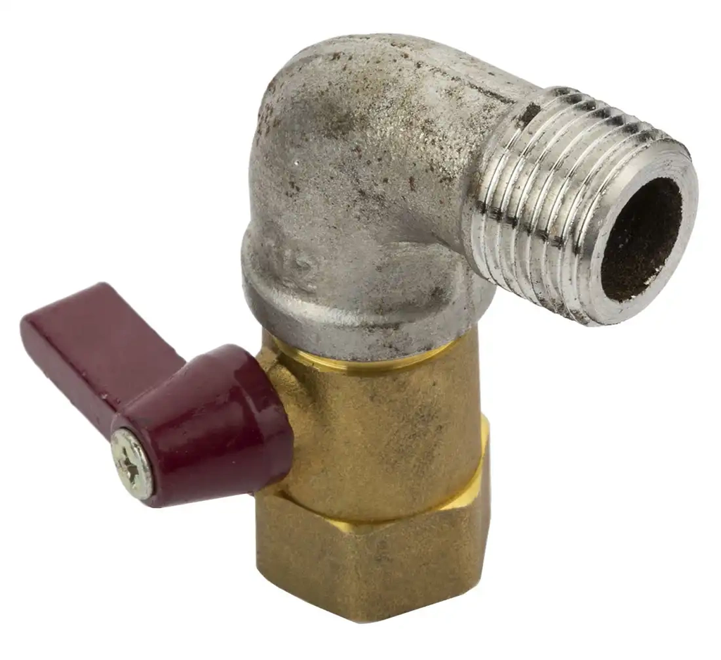ᴿᴰ Rutulinis ventilis su alkūne ir 1/2 col. nipeliu REDATS D200 (26-05-60, REDATS)