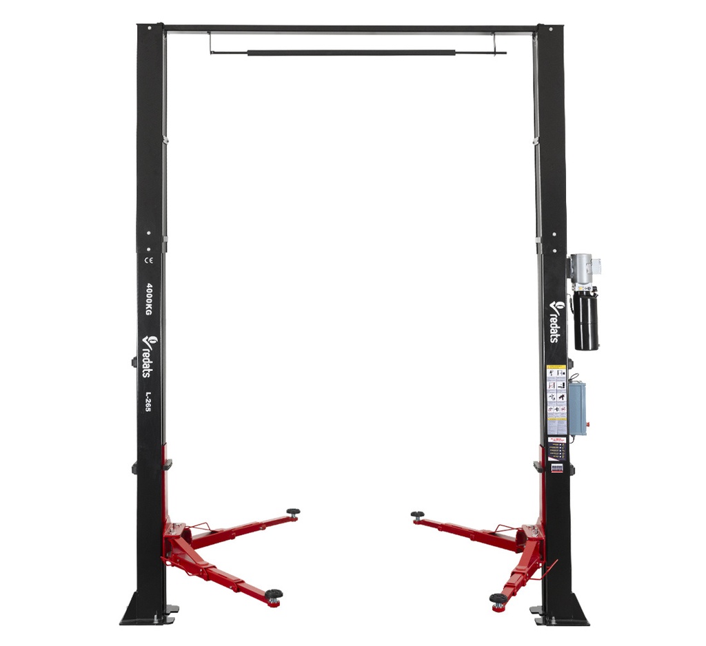 ᴿᴰ Dviejų kolonų automobilinis keltuvas su viršutine sija, automatinis, 400 V, 4 t (15-02-27, REDATS)