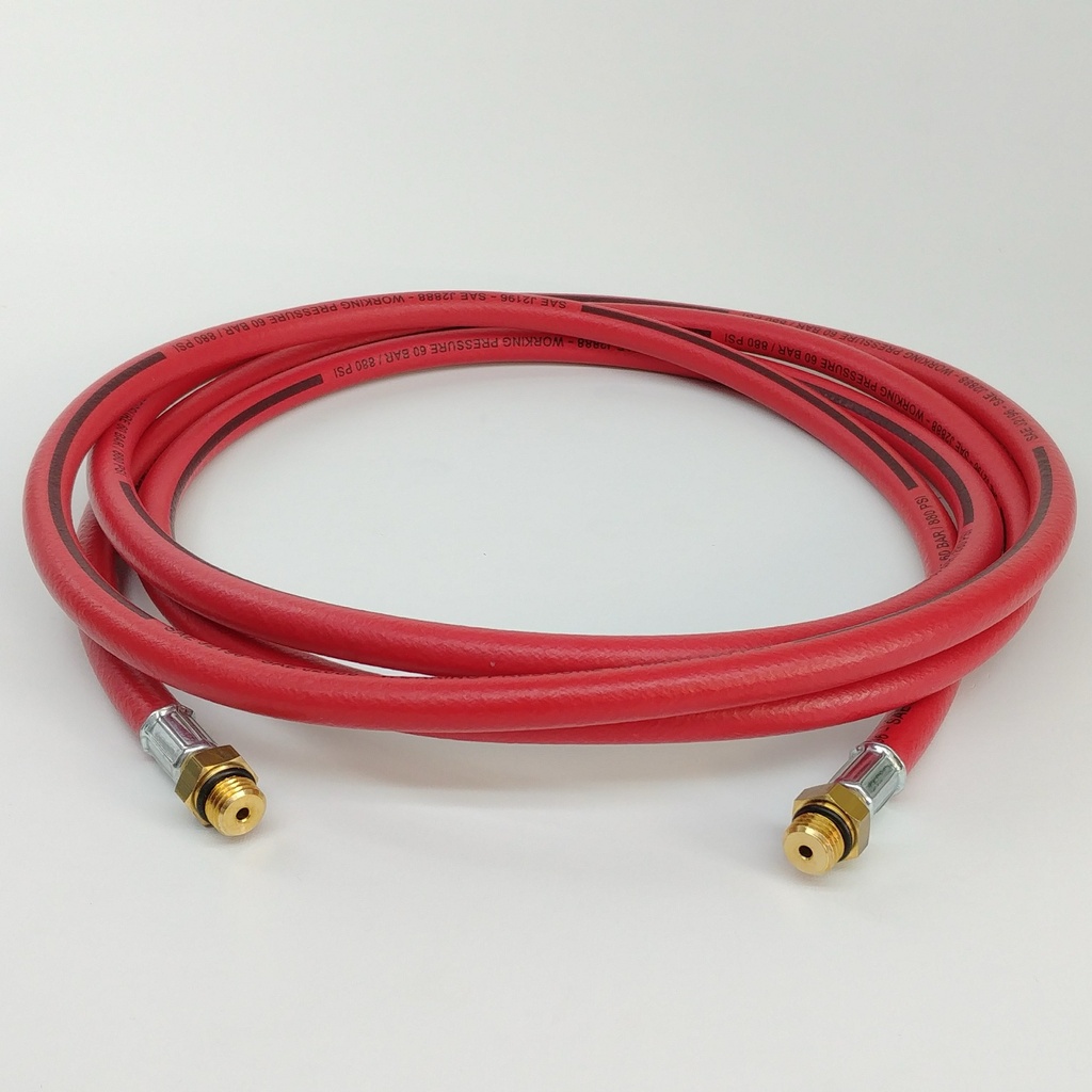 Sarkanā šļūtene A/C uzpildes iekārtai Ecotechnics ECK 1890, R-1234yf (DECKTUB2132, ECOTECHNICS)