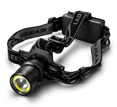Rechargeable LED + COB head lamp, 5 W (05.073.54, MARCO TOOLS)