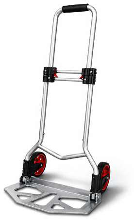 Alumīnija ratiņi ar riteņiem un nodalījumiem, 70 kg (05.088.03, MARCO TOOLS)