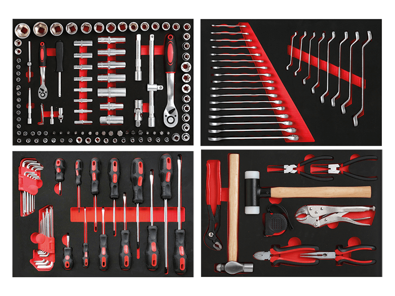 Instrumentu ratiņi ar 6 atvilktnēm un 172 instrumentiem (05.088.138, MARCO TOOLS)